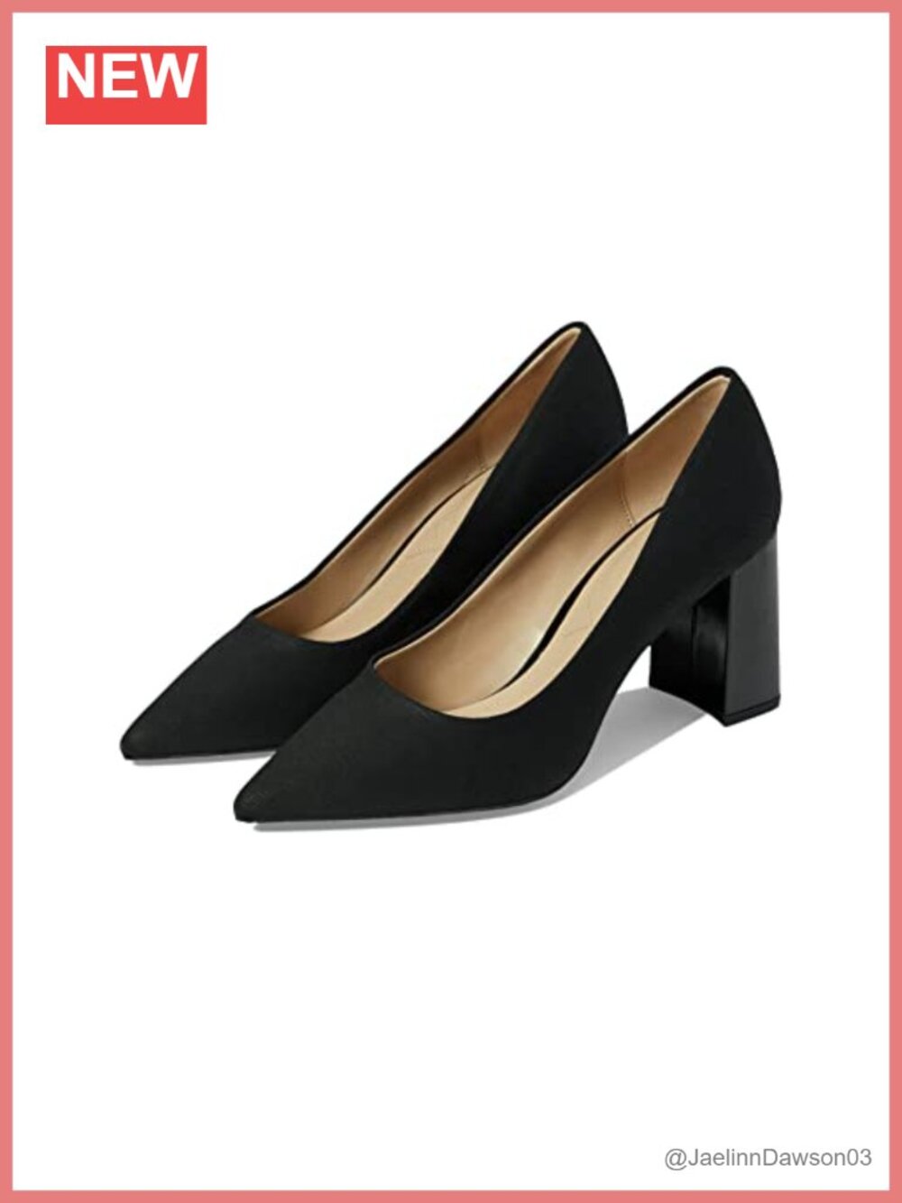 NYDJ Elysia Dress Pump - Block Heel Pointed Toe Women's PUMP